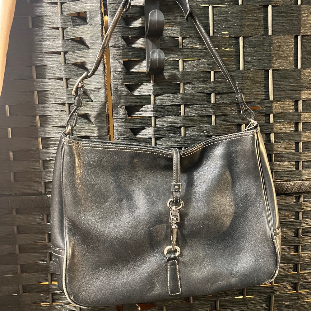 Coach VINTAGE Hampton Clip Hobo Bag 2001 7751